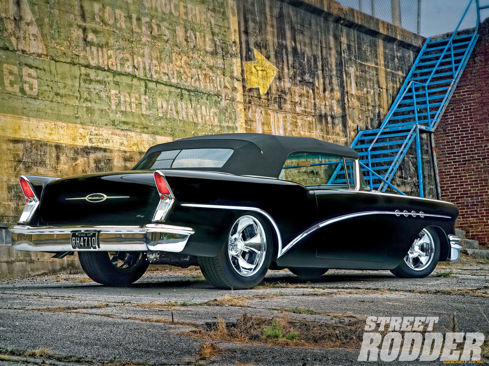 1955, buick, convertible, 